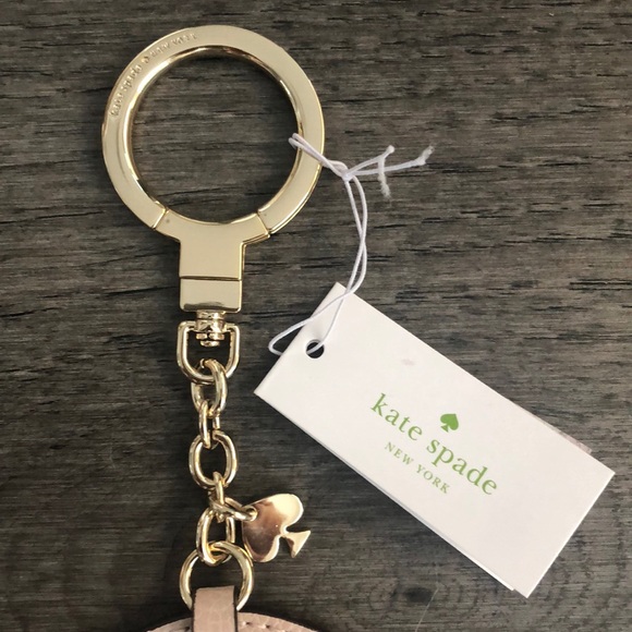 Kate SpadeCircle Mirror Leather BagCharm/keychain - Picture 7 of 8